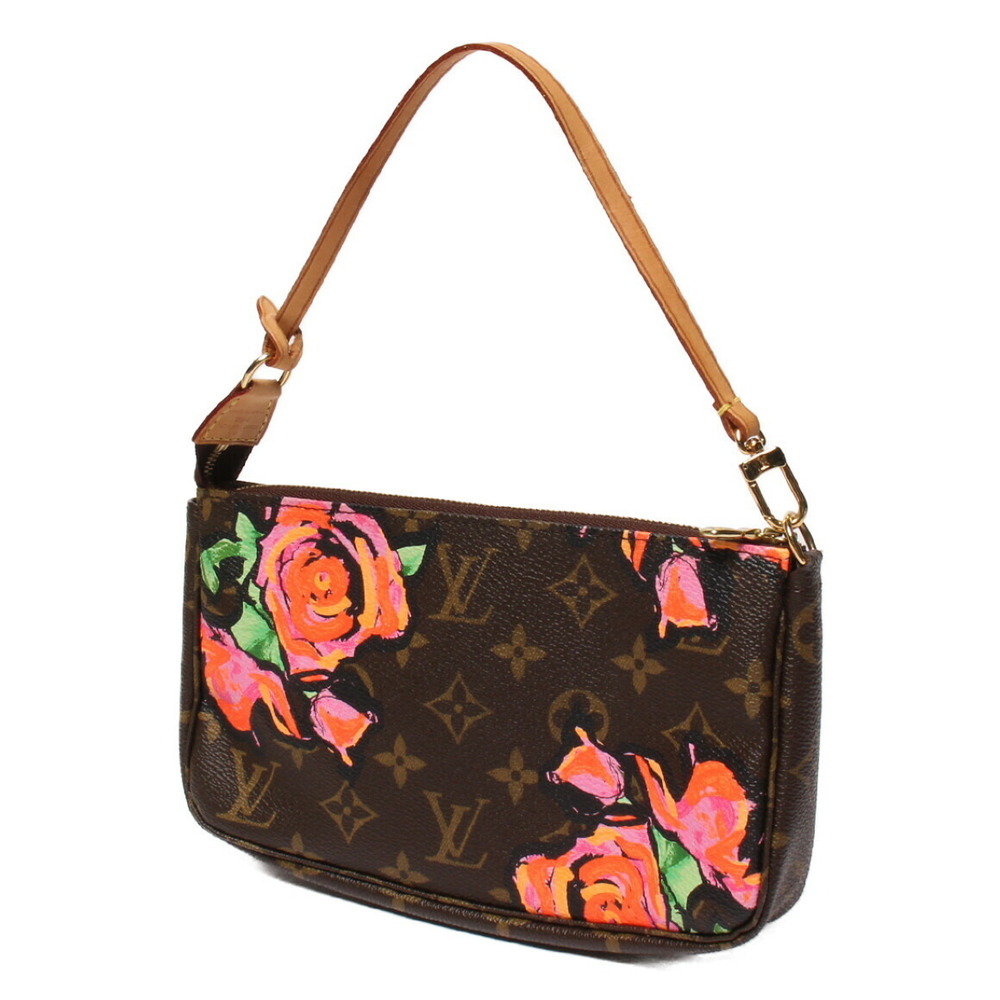 Louis Vuitton Floral Handbag Accessoires Monogram Pochette Flower